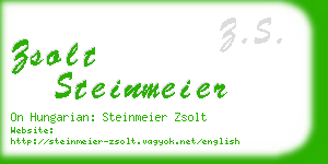 zsolt steinmeier business card